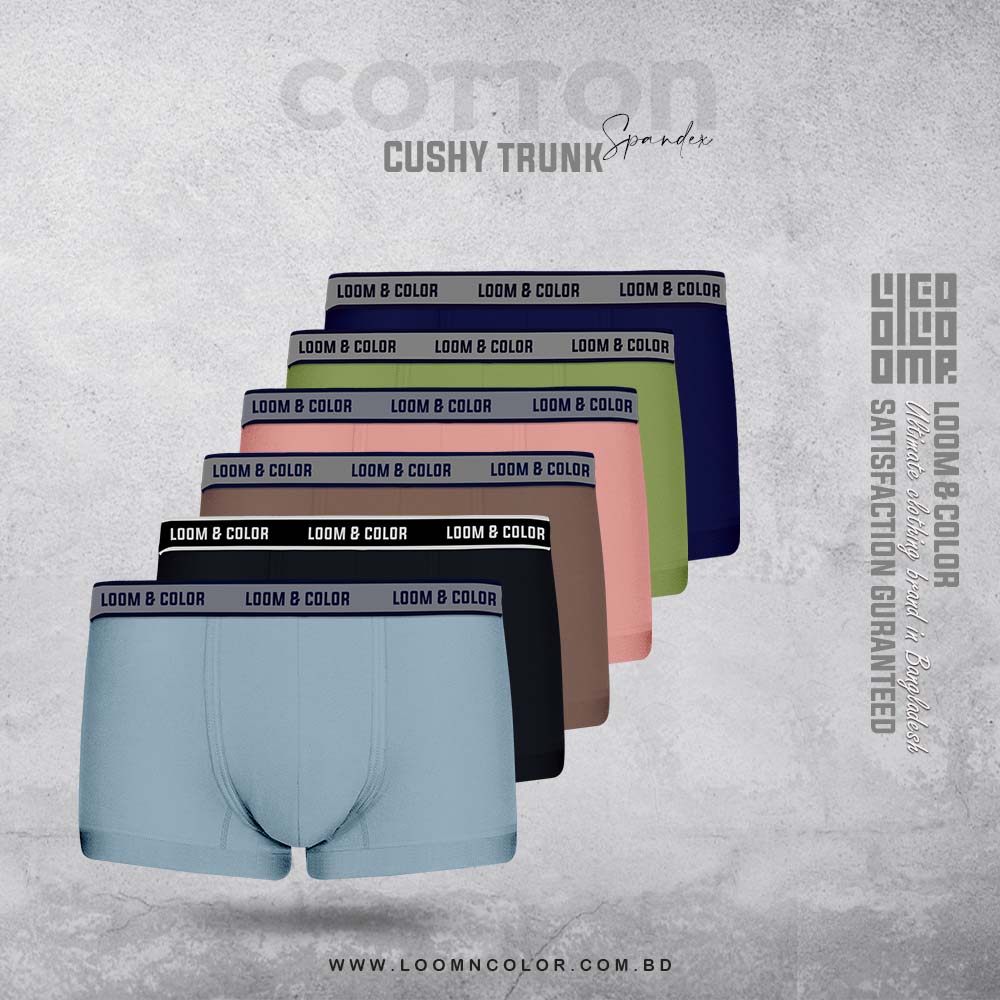 Men's Cushy Trunk 6 Pack-Brave man combo(Variable colors)